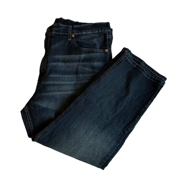 Levis 559 Men's 44 x 29 Relaxed Straight Medium Wash Denim Jeans ACTUAL 43 x 27 - Picture 1 of 8